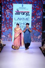 Vidya Balan walks the ramp for Gaurang Show at Lakme Fashion Week 2015 Day 2 on 19th March 2015